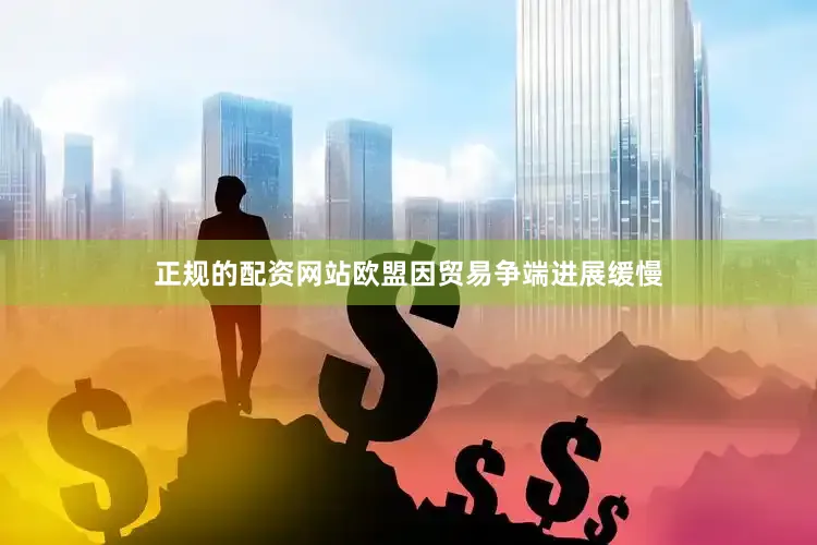 正规的配资网站欧盟因贸易争端进展缓慢